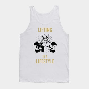 Lifting is a Lifestyle Viking Tank Top